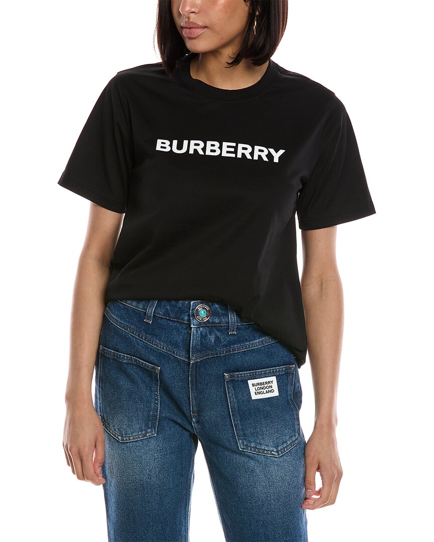 

Футболка с логотипом Burberry, черный
