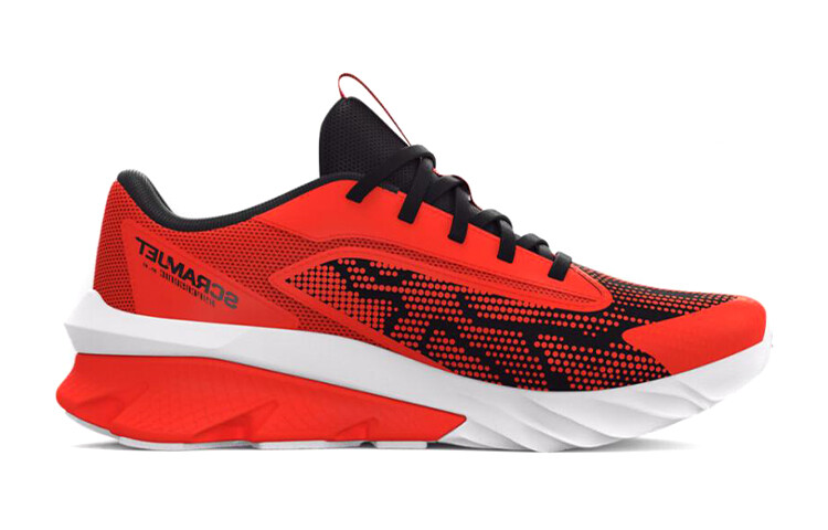 Детские кроссовки GS Low-top красные/черные Under Armour — фото 2