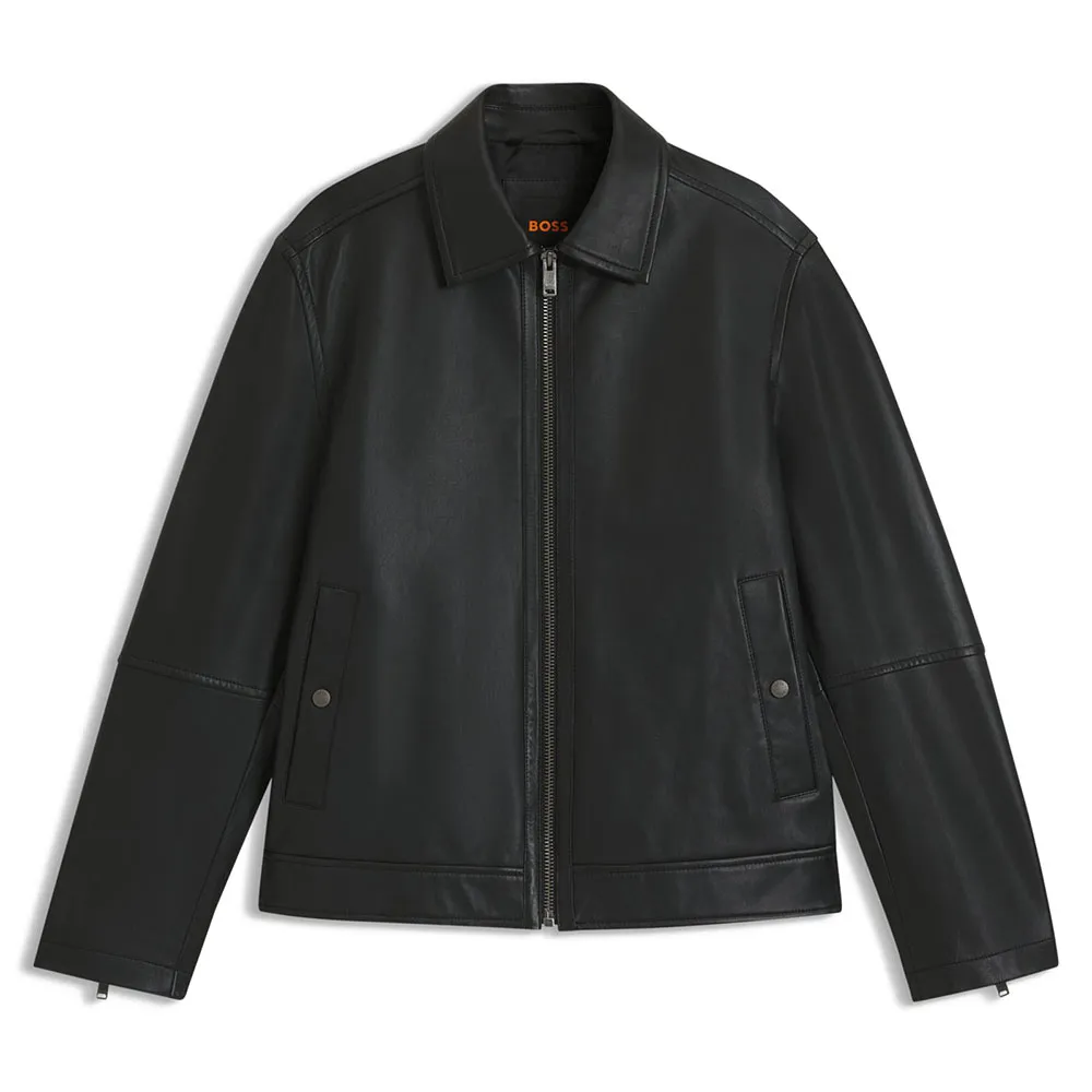 

Кожаная куртка BOSS Jogear 10268766 01, черный