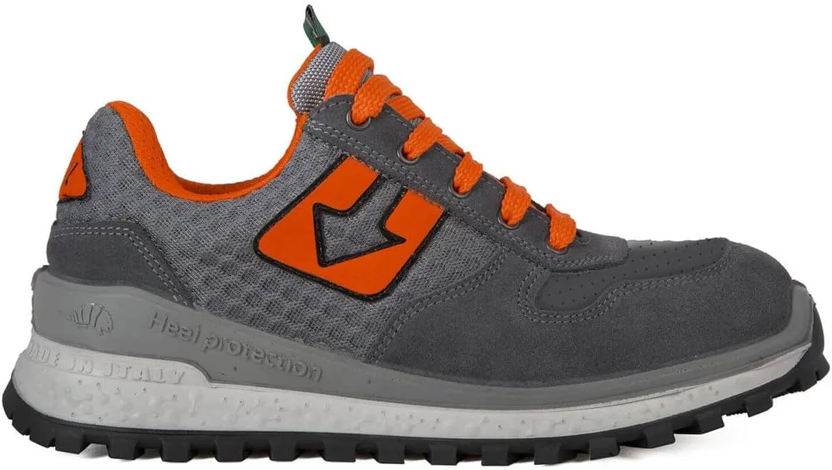 Защитные ботинки Lewer Safety Shoes Monaco Skill Class S1-P, производство Италия, цвет Grigio Arancio, размер: 44 EU