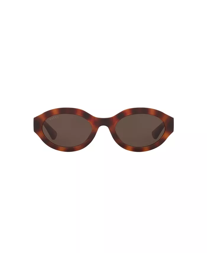 Женские прямоугольные солнцезащитные очки, GG1579S GC002274 Gucci, коричневый — фото 2