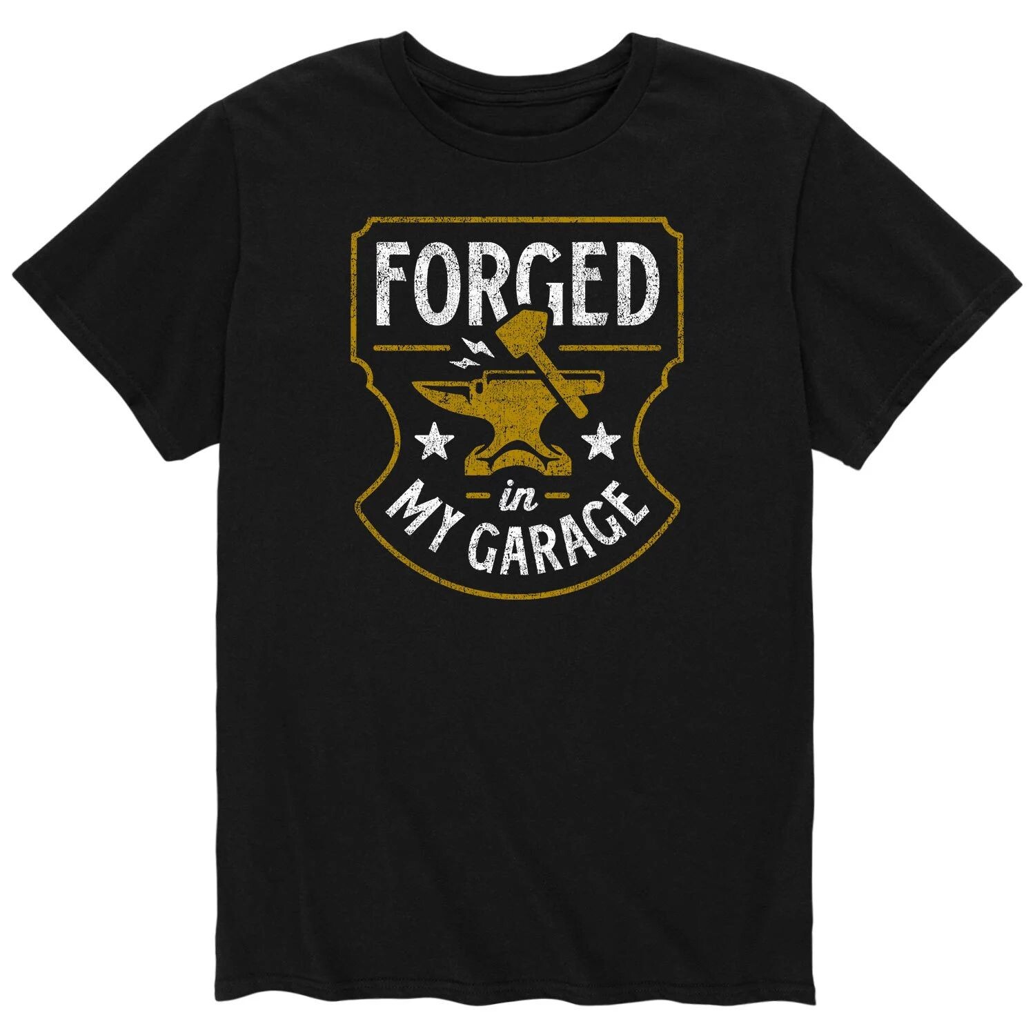 

Мужская футболка Forged In My Garage Licensed Character