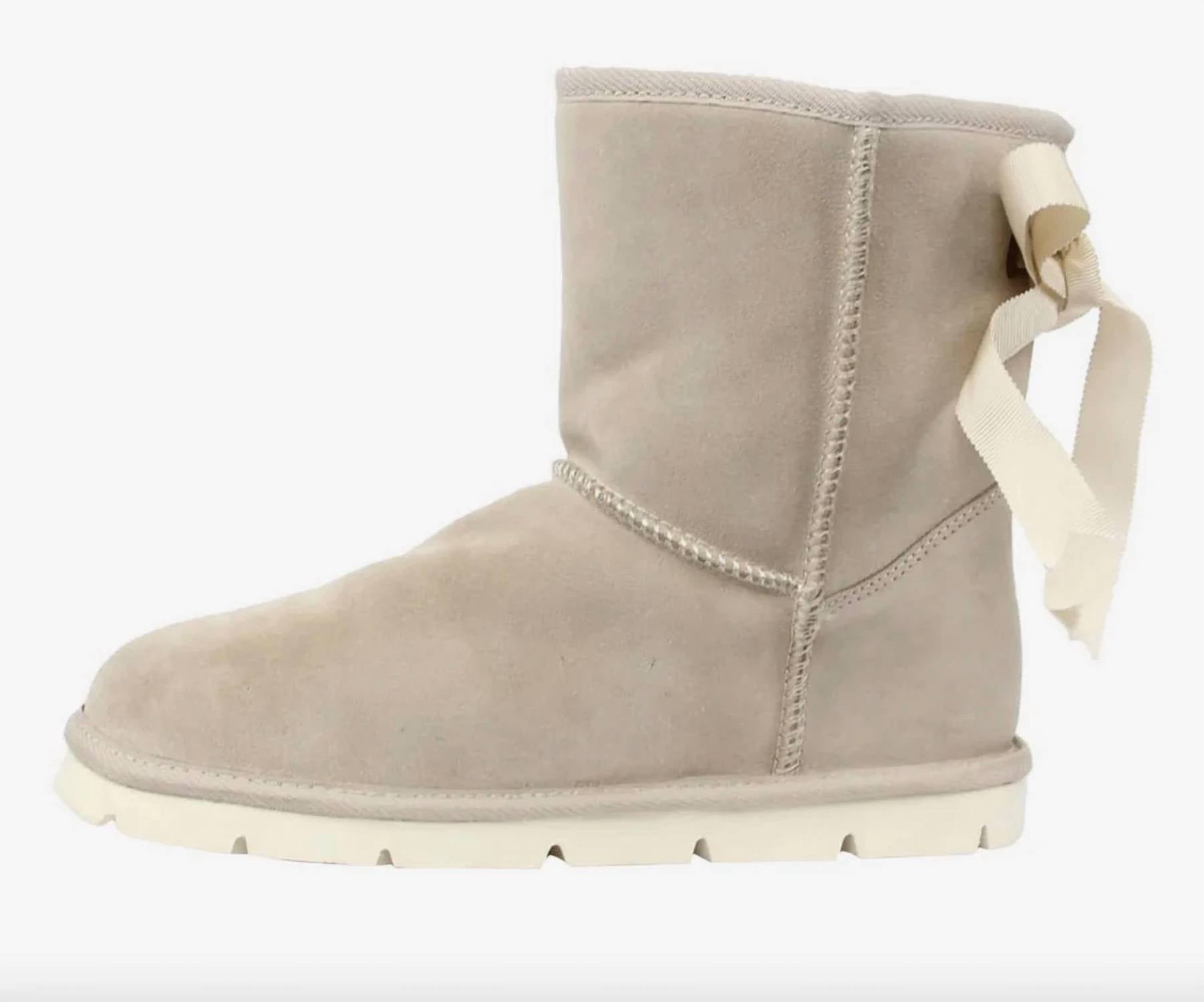 Женские ботинки Argali на шнуровке в цвете cement Super Lamb, Cement — фото 2