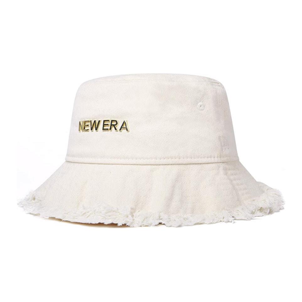 

New Era Хлопковая панама унисекс из переработанной целлюлозы белого цвета, Chromium White