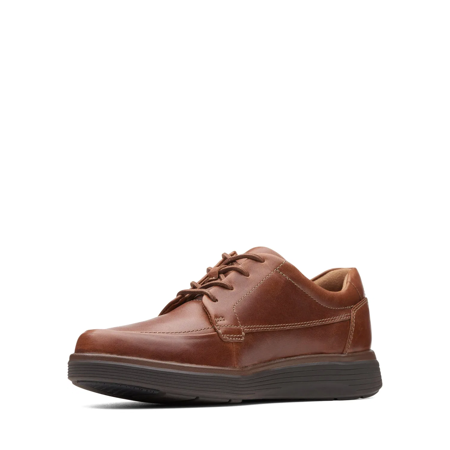 Дерби Clarks из темно-коричневой кожи, коричневый — фото 4