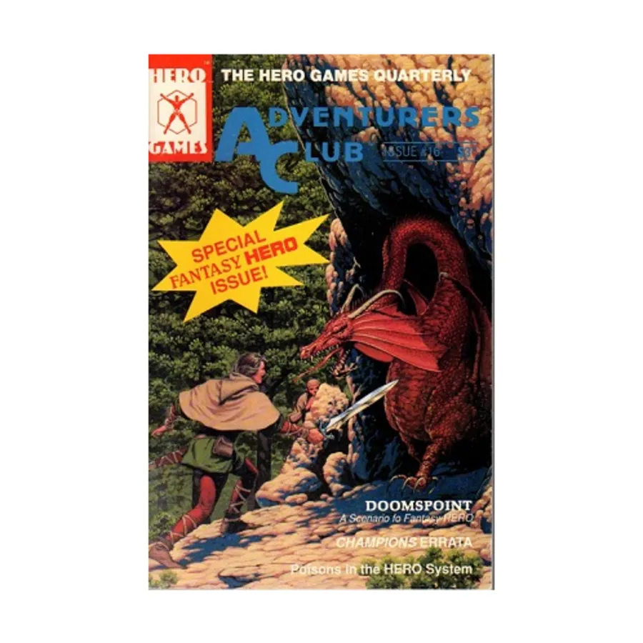 

Журнал #16 "Fantasy Hero Issue, Doomspoint Scenario, Poisons", Adventurer's Club Magazine