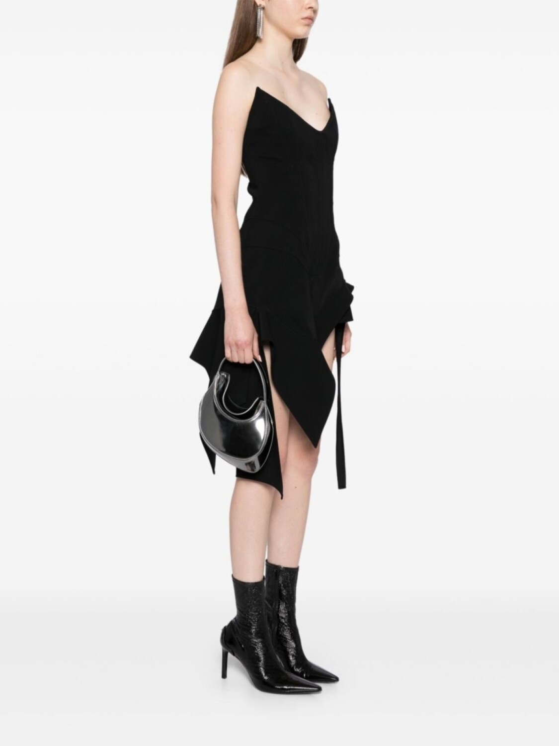 Mugler мини-сумка 02, серебристый — фото 2