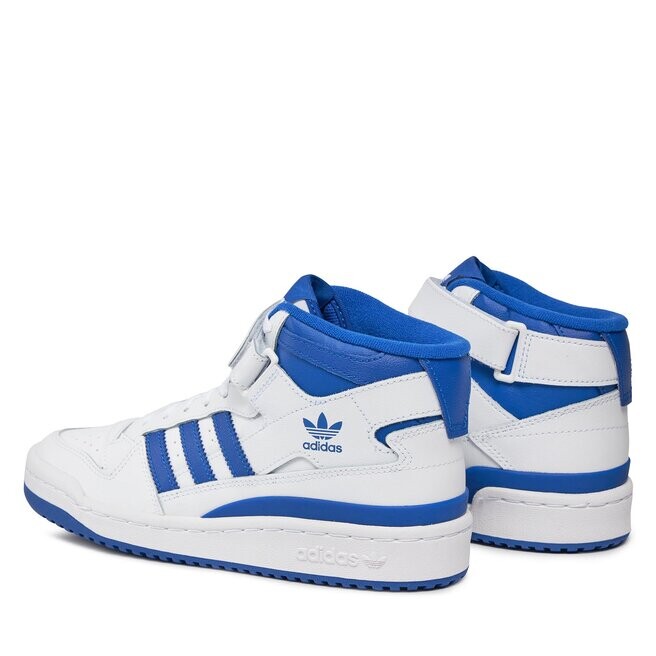 Кроссовки adidas Forum Mid FZ2085 Ftwwht/Royblu/Ftwwht, белый — фото 3