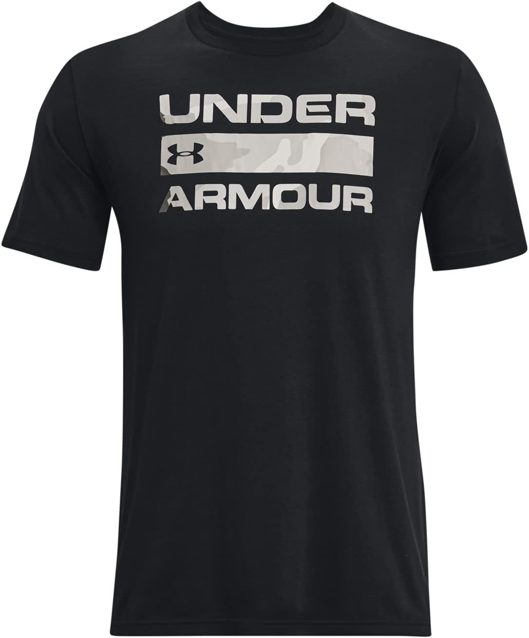 

Мужская футболка Under Armour с логотипом Stacked Fill, Black/Pewter