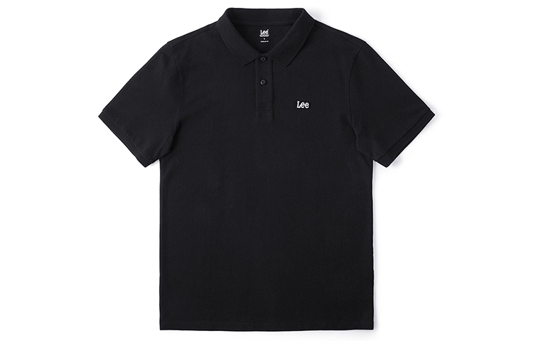 

Lee Мужская черная поло, Черный, Lee Мужская черная поло