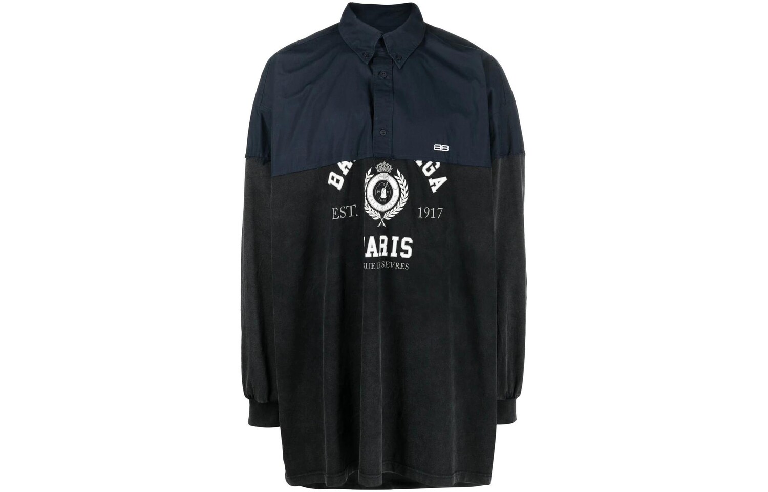 

Рубашка мужская серая Balenciaga, серый