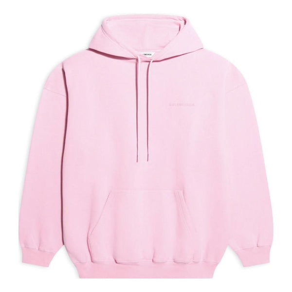 

Свитер ss21 loose version back alphabet hoodie pink Balenciaga, розовый