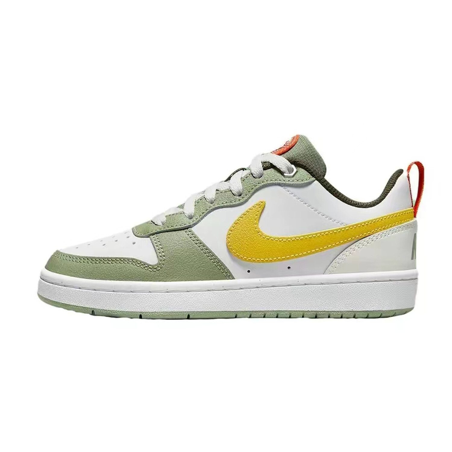 

Кроссовки Nike Court Borough Skateboard Shoes Women's Low-Top White Green