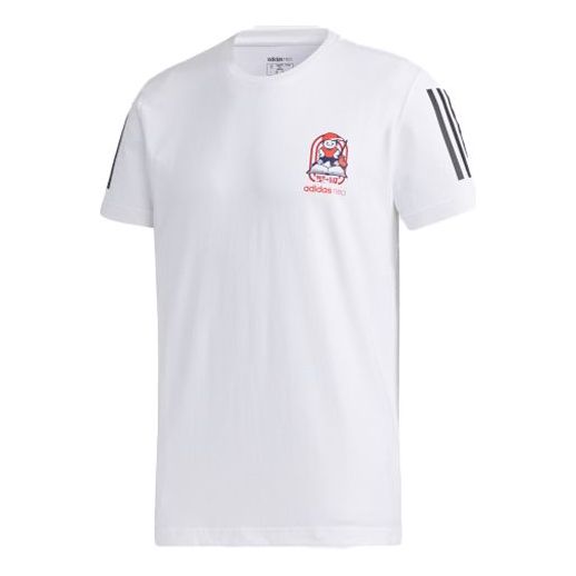 

Футболка neo m gk tee1 casual 2020 round neck white Adidas, белый