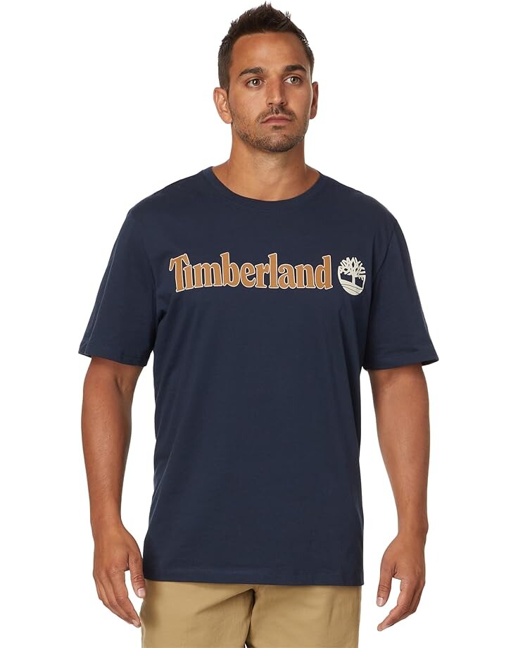 

Футболка Timberland Linear Logo Tee, цвет Dark Sapphire