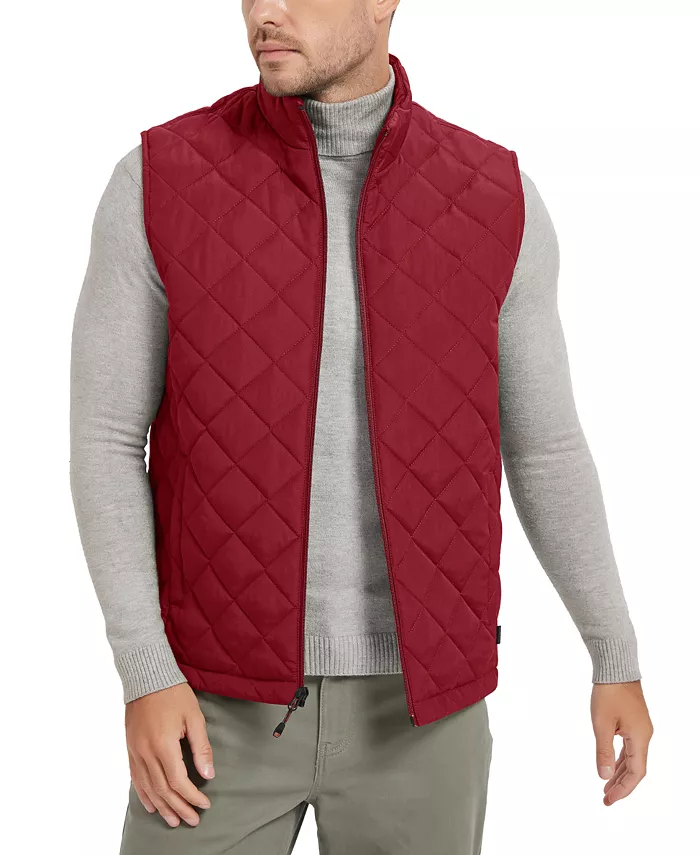 

Мужская стеганая жилетка Diamond Quilted Heritage Hawke & Co., красный
