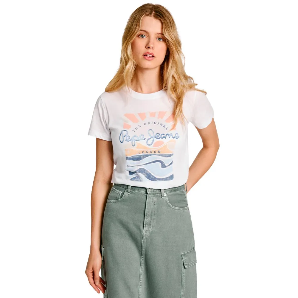

Футболка Pepe Jeans Esha, белый