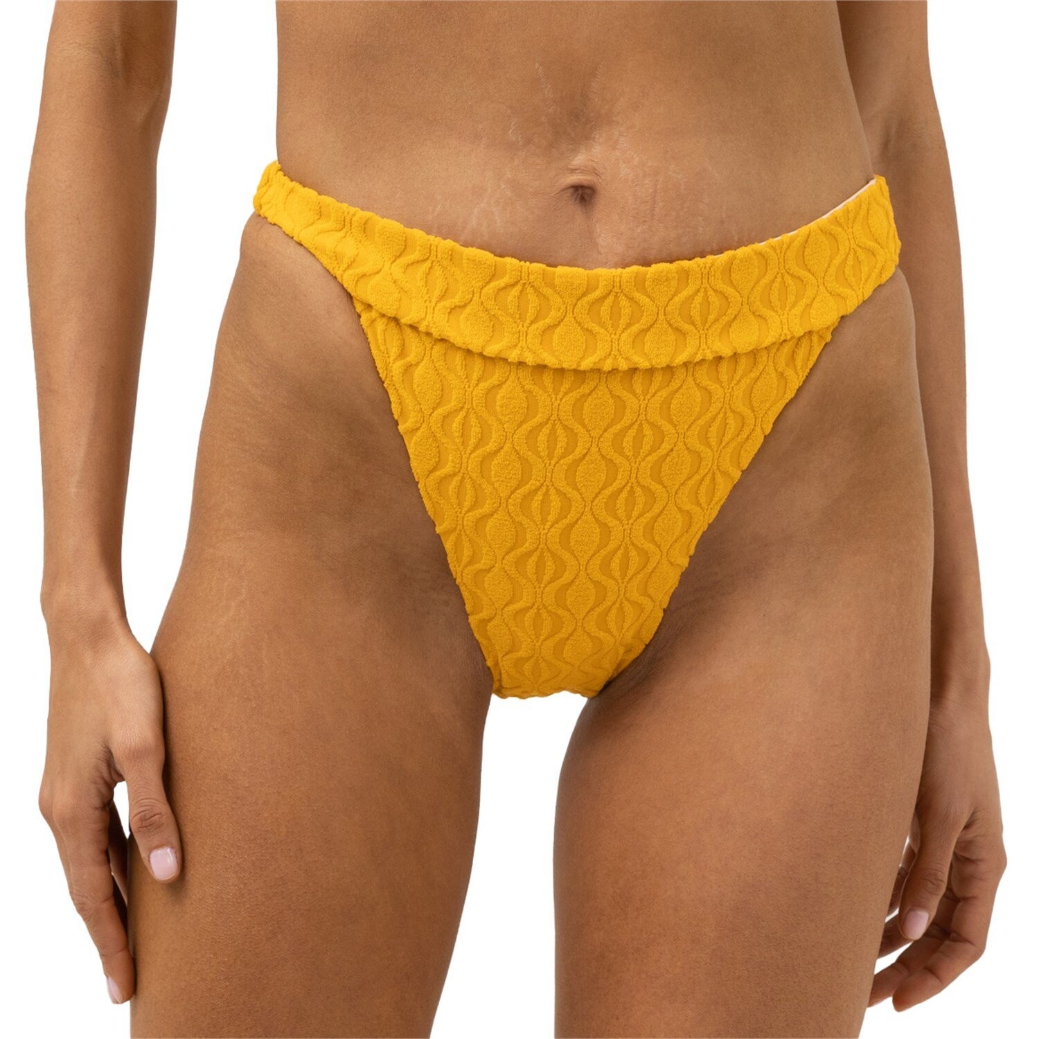 

Низ бикини Rhythm Ripple Terry Hi Banded, цвет Golden
