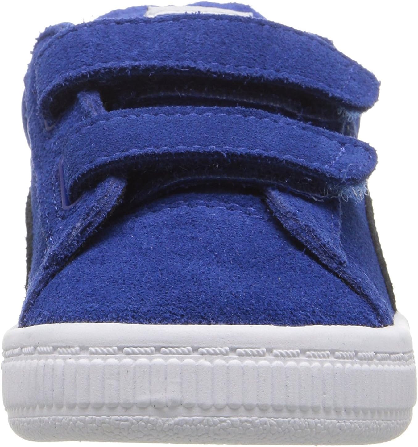 Детские кроссовки PUMA Suede с двумя застежками, синий — фото 2