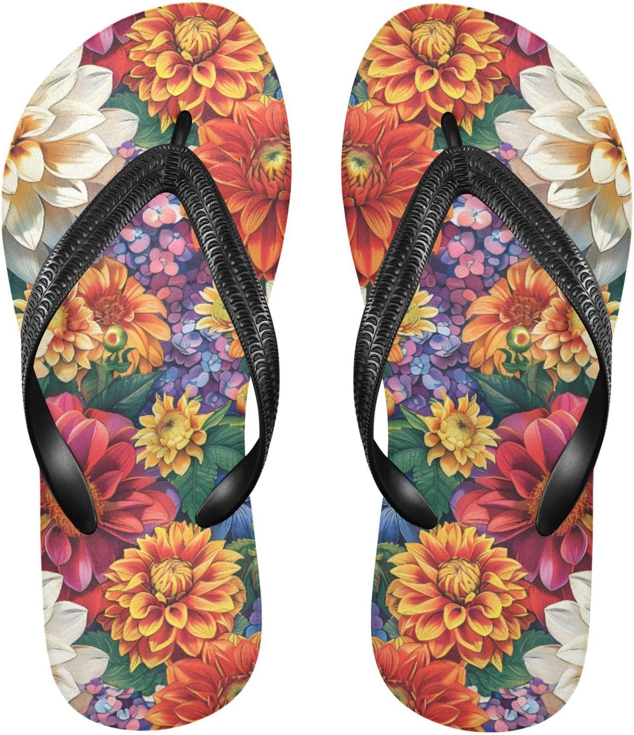

Сланцы для женщин и мужчин, многоцветные с гортензиями, женские шлепанцы, мужские сандалии, шлепанцы для душа, летние нескользящие шлепанцы для плавания, пляжа и ванной Mnsruu, Flowers I18412