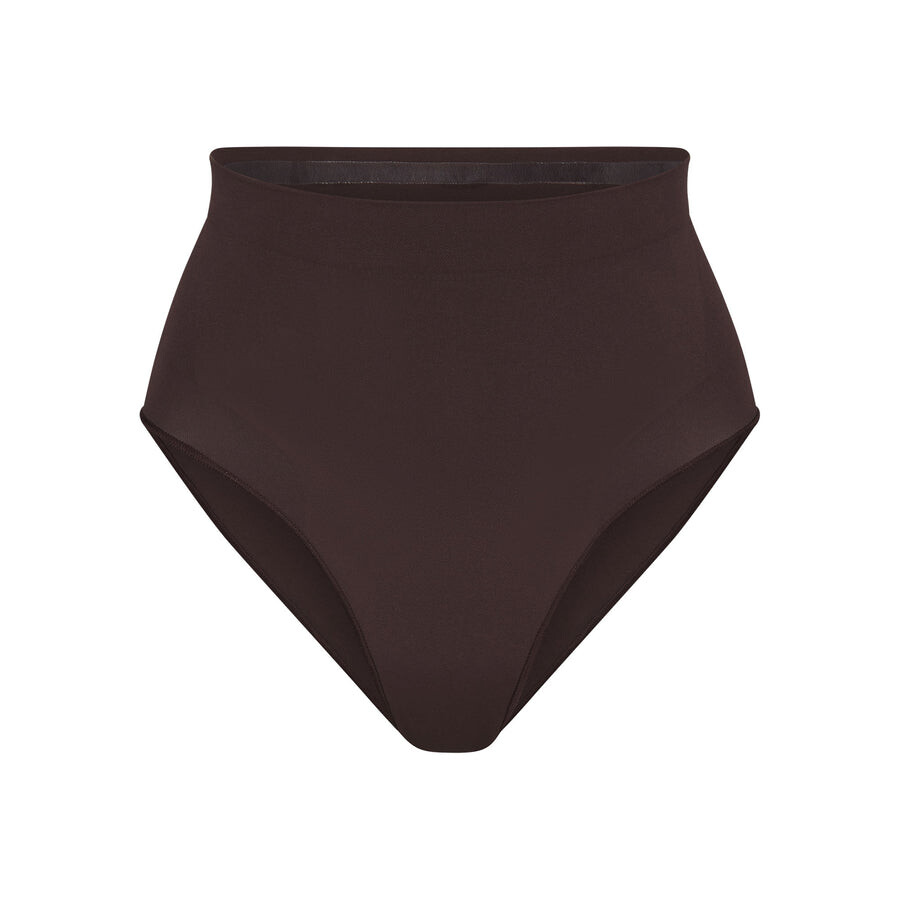 

Трусики средней длины SKIMS Seamless Sculpt, цвет Espresso