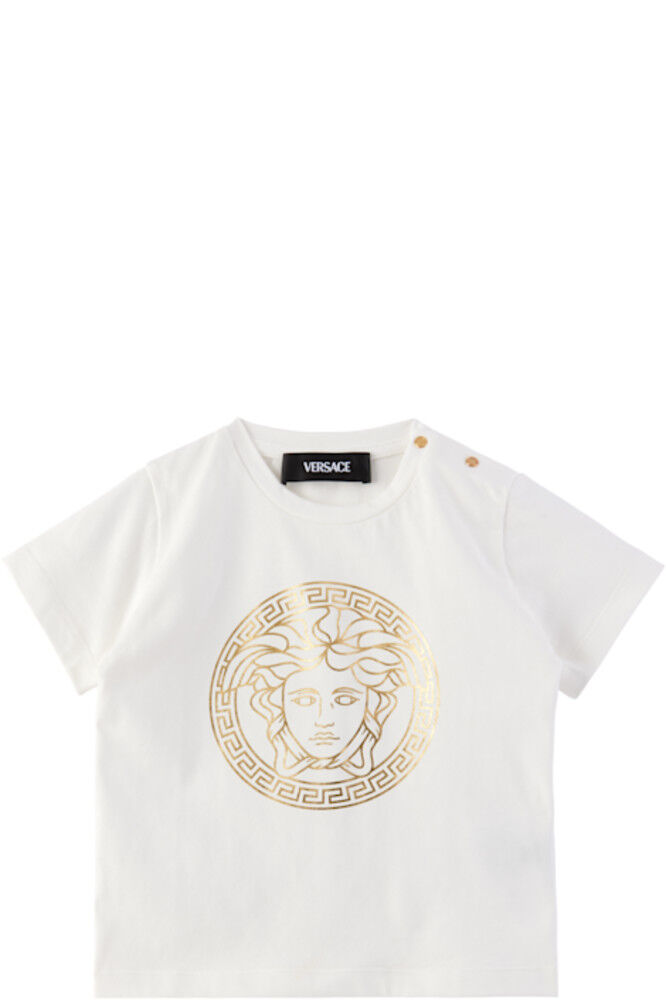 

Футболка с изображением белой Медузы Versace