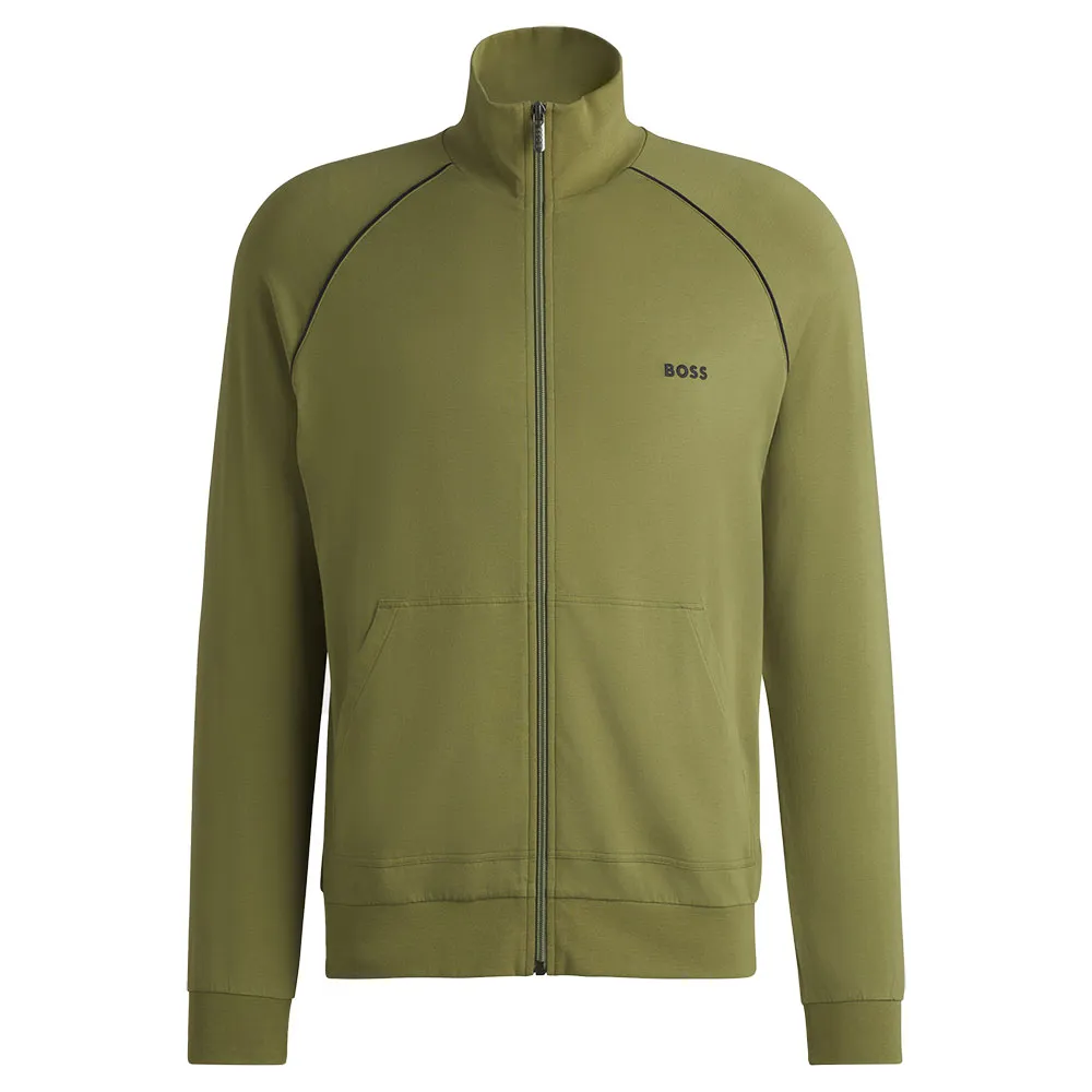 

Толстовка BOSS Mix&Match 01 full zip, зеленый