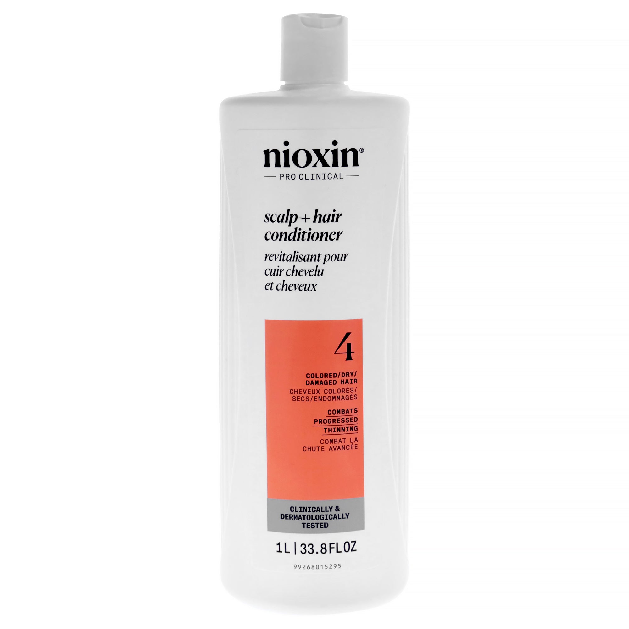 Кондиционер для кожи головы System 4 Scalp Therapy от Nioxin, подходит для мужчин и женщин - 950 мл, прозрачный