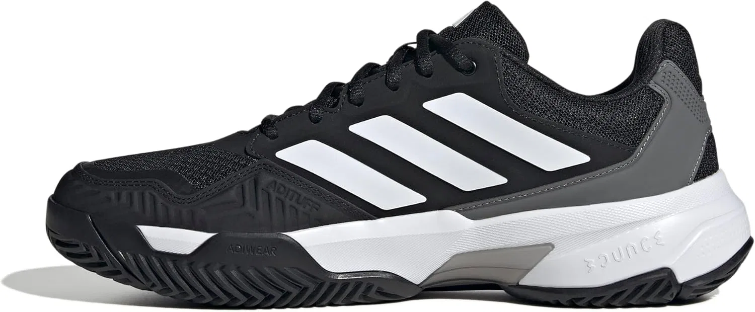 Мужские теннисные кроссовки Adidas Courtjam Control 3, Core Black Ftwr White Grey Four