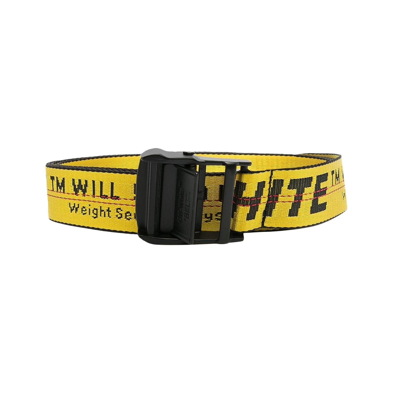 

Классический индустриальный ремень Off-White Черный