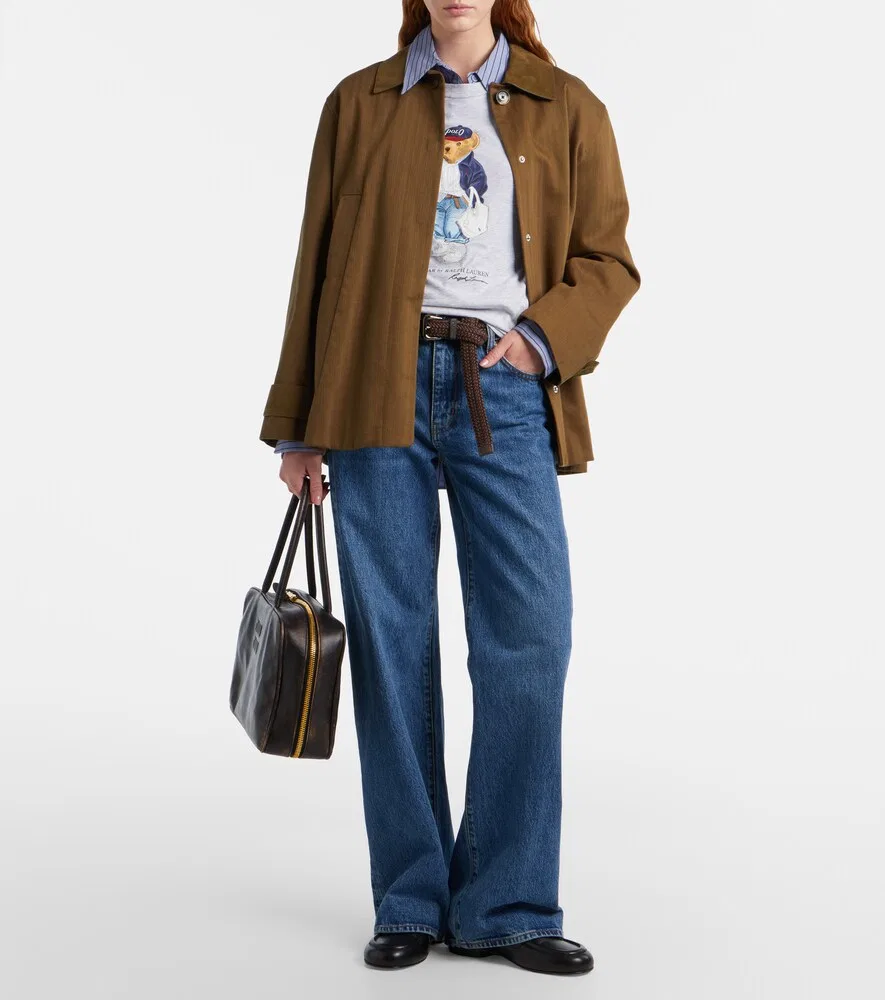 Хлопковая трикотажная футболка Polo Bear Polo Ralph Lauren, серый — фото 2