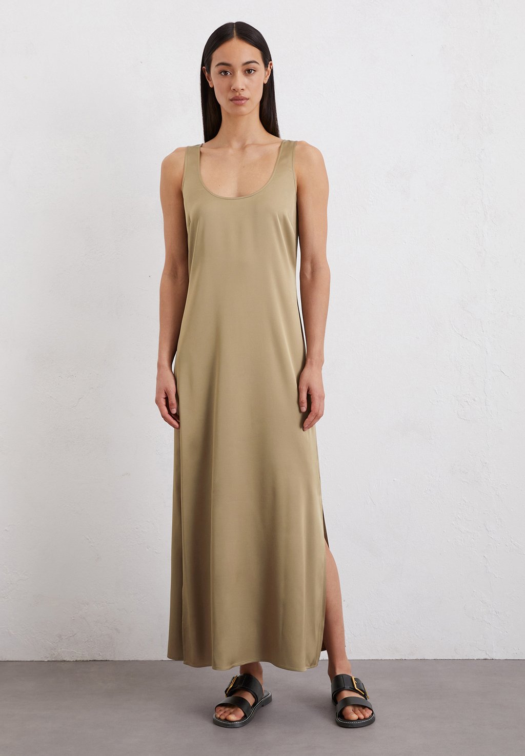 

Платье макси ROUND NECKLINE - Jersey dress Marc O'Polo, песочный
