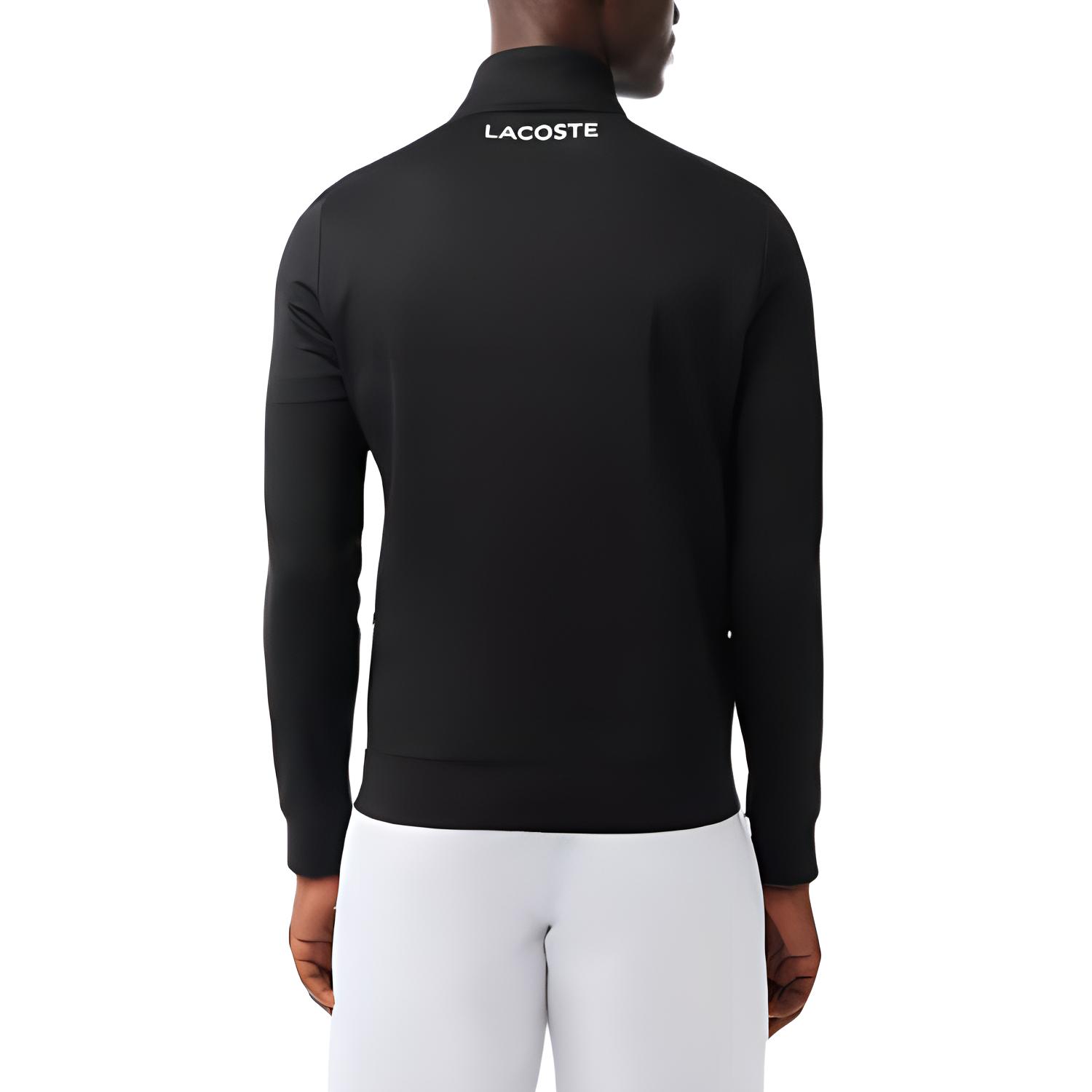 LACOSTE Застёгивающаяся на молнию теннисная куртка из рипстопа, Black — фото 3
