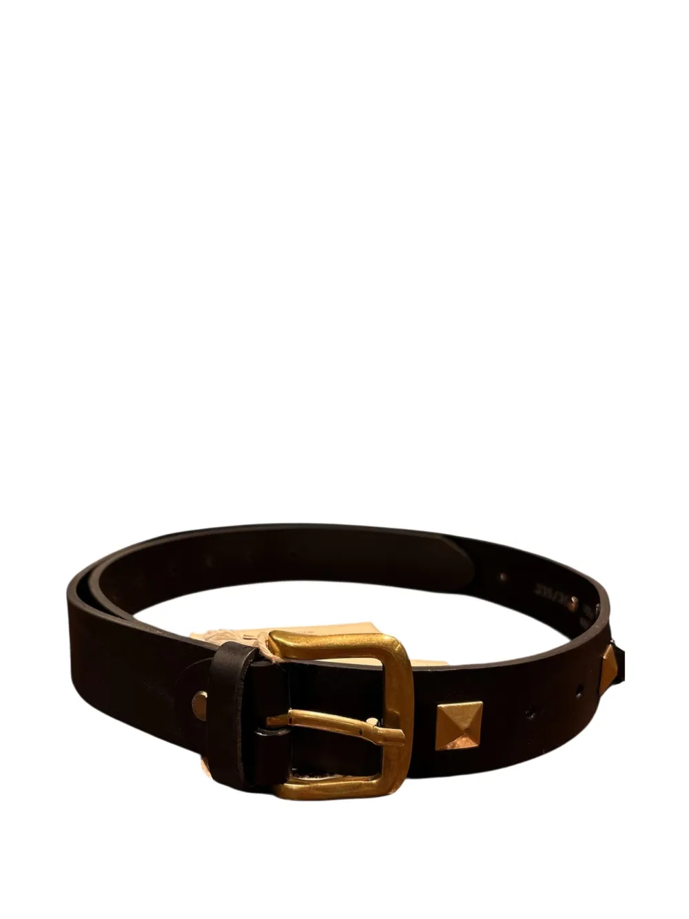 

Ремень с отделкой заклёпками Merci, черный