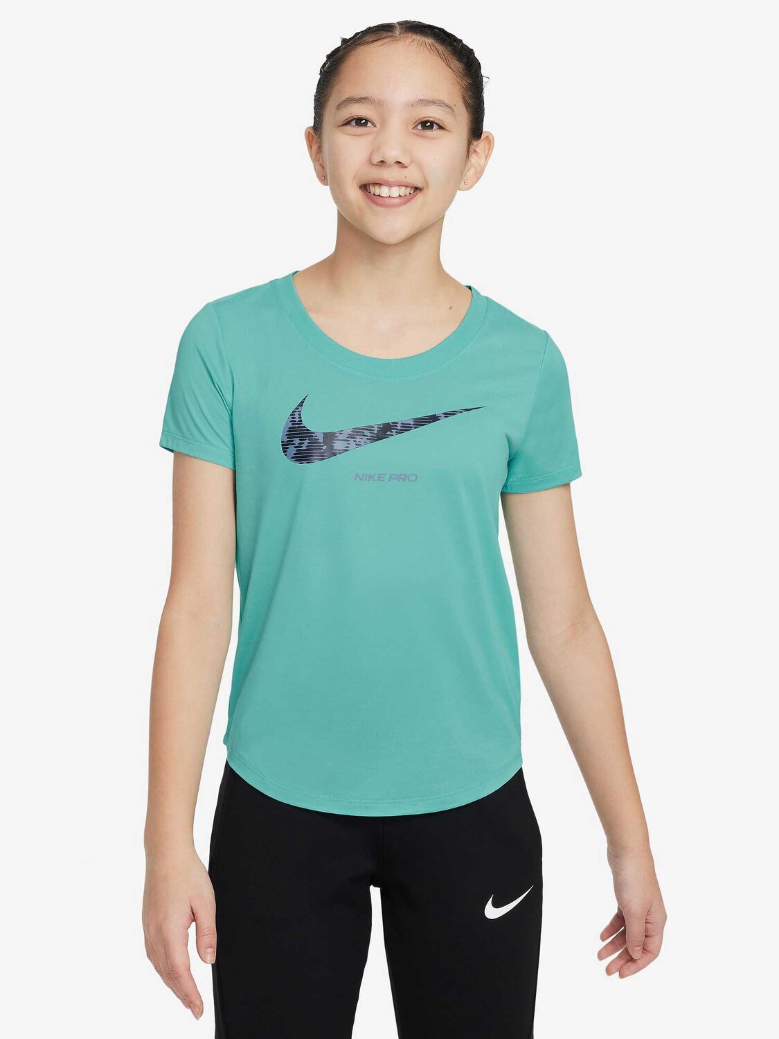 

Футболка Nike G NK DF TEE rLGD PRO SCOOP, зеленый