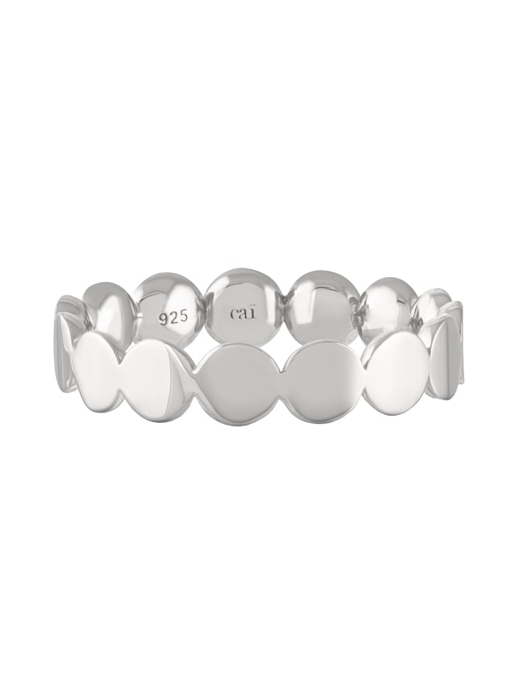 

Caï Кольцо 925/- Sterling Silber in weiß