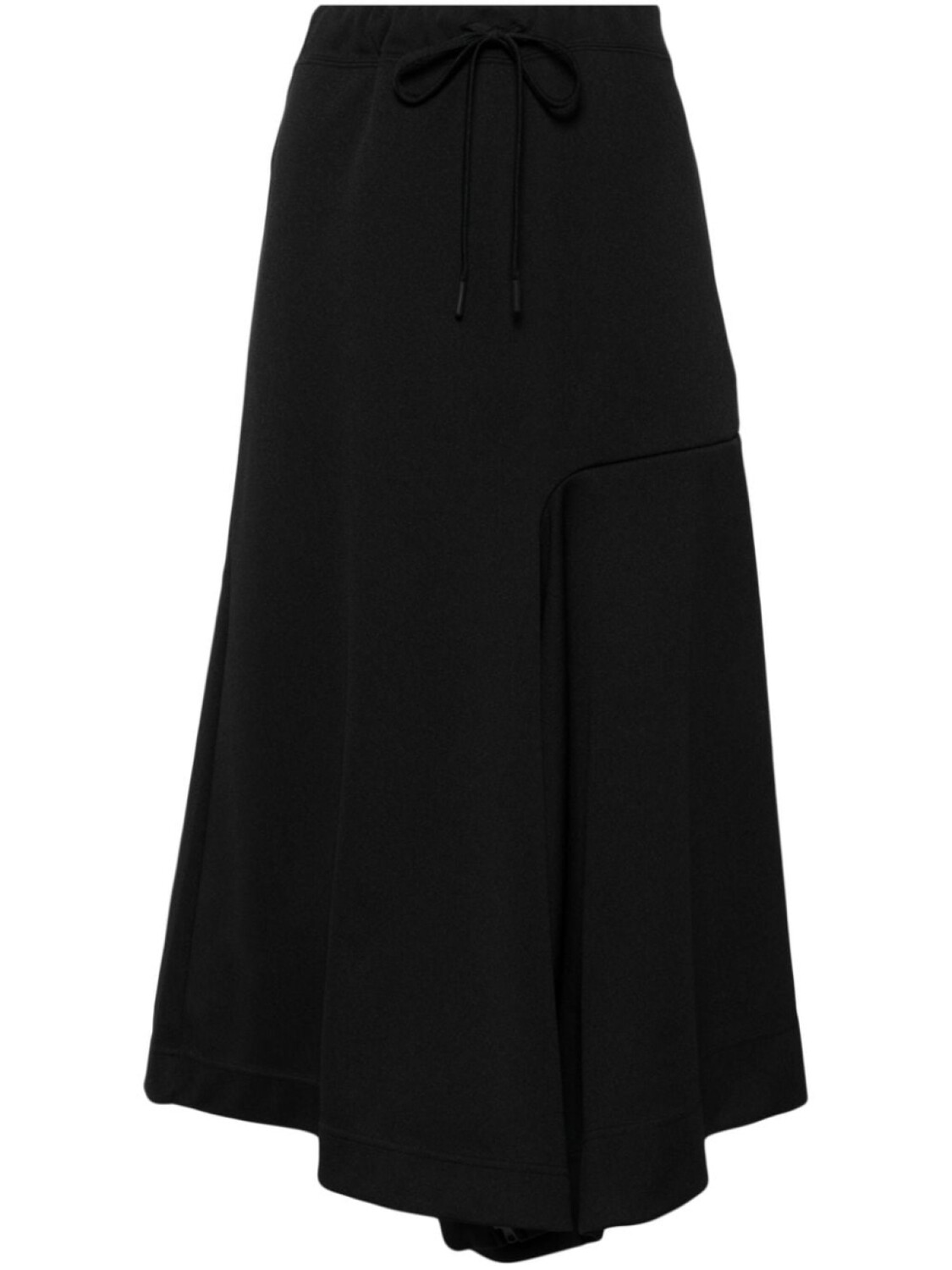 

Yohji Yamamoto асимметричная юбка-миди с завязками, черный