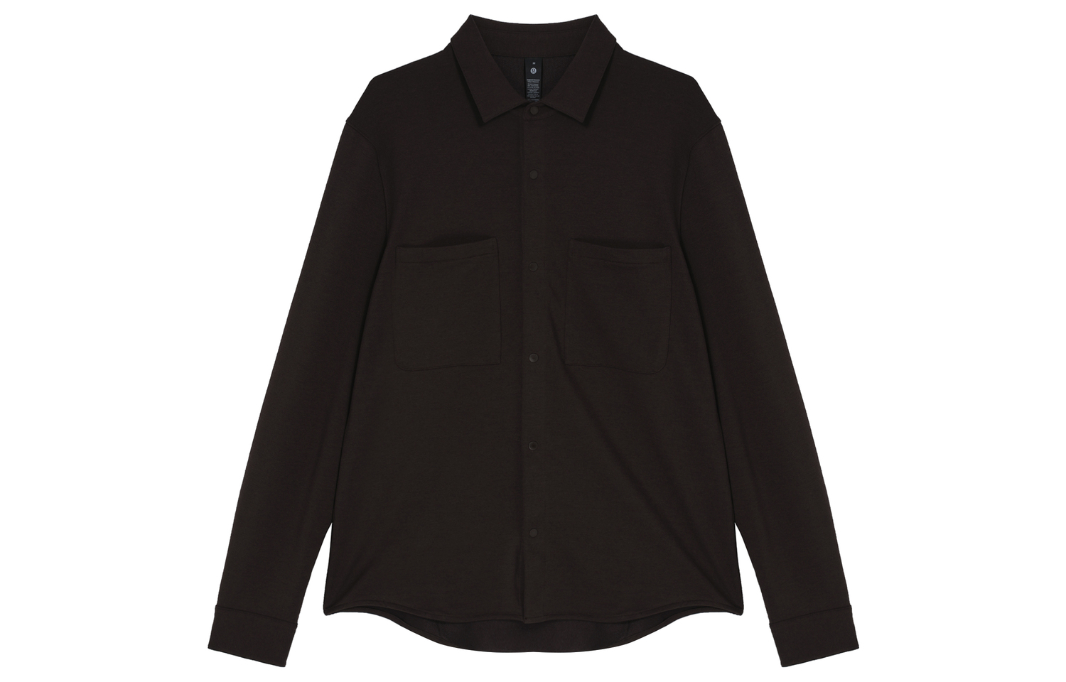 

Мягкая трикотажная рубашка-оверсайз из френч терри Lululeman, серая