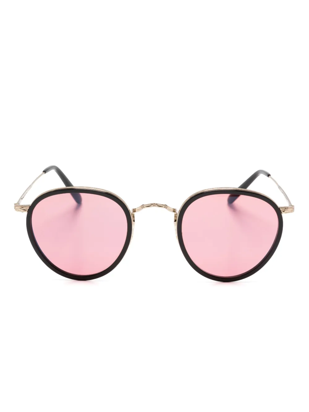 

Солнцезащитные очки в круглой оправе Oliver Peoples, черный