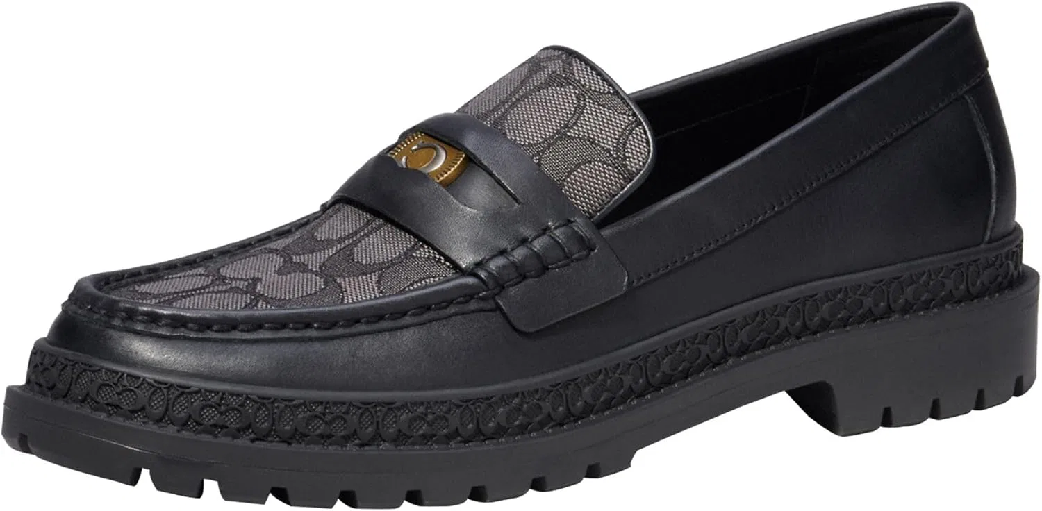 Лоферы мужские Coach Cooper Canvas, Black