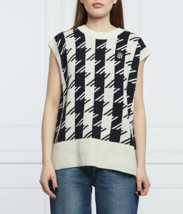 

Жилет шерстяной Tommy Hilfiger Relaxed Fit, белый