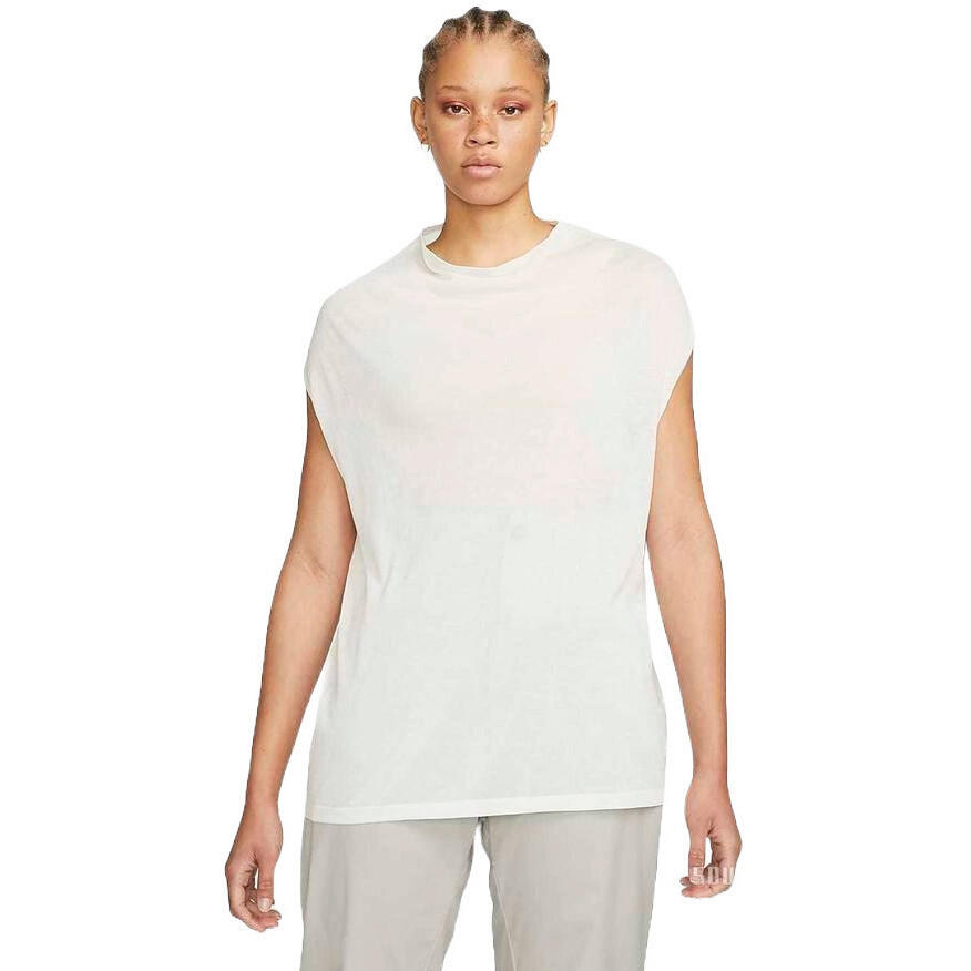 

Майка Nike Wmns Esc Nigh Neck DN4059 100, белая, женская