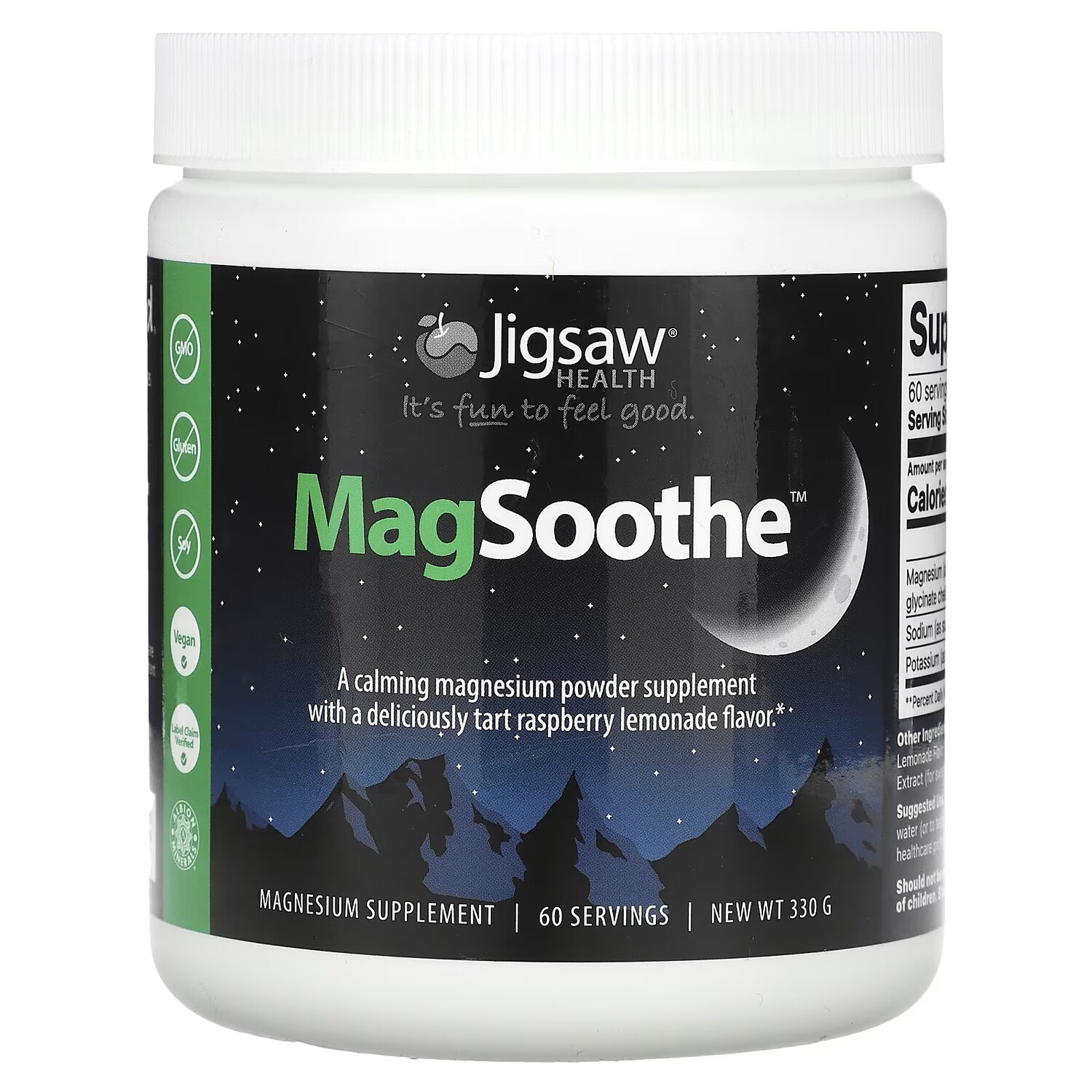 

Jigsaw Health MagSoothe Малиновый лимонад 330 г