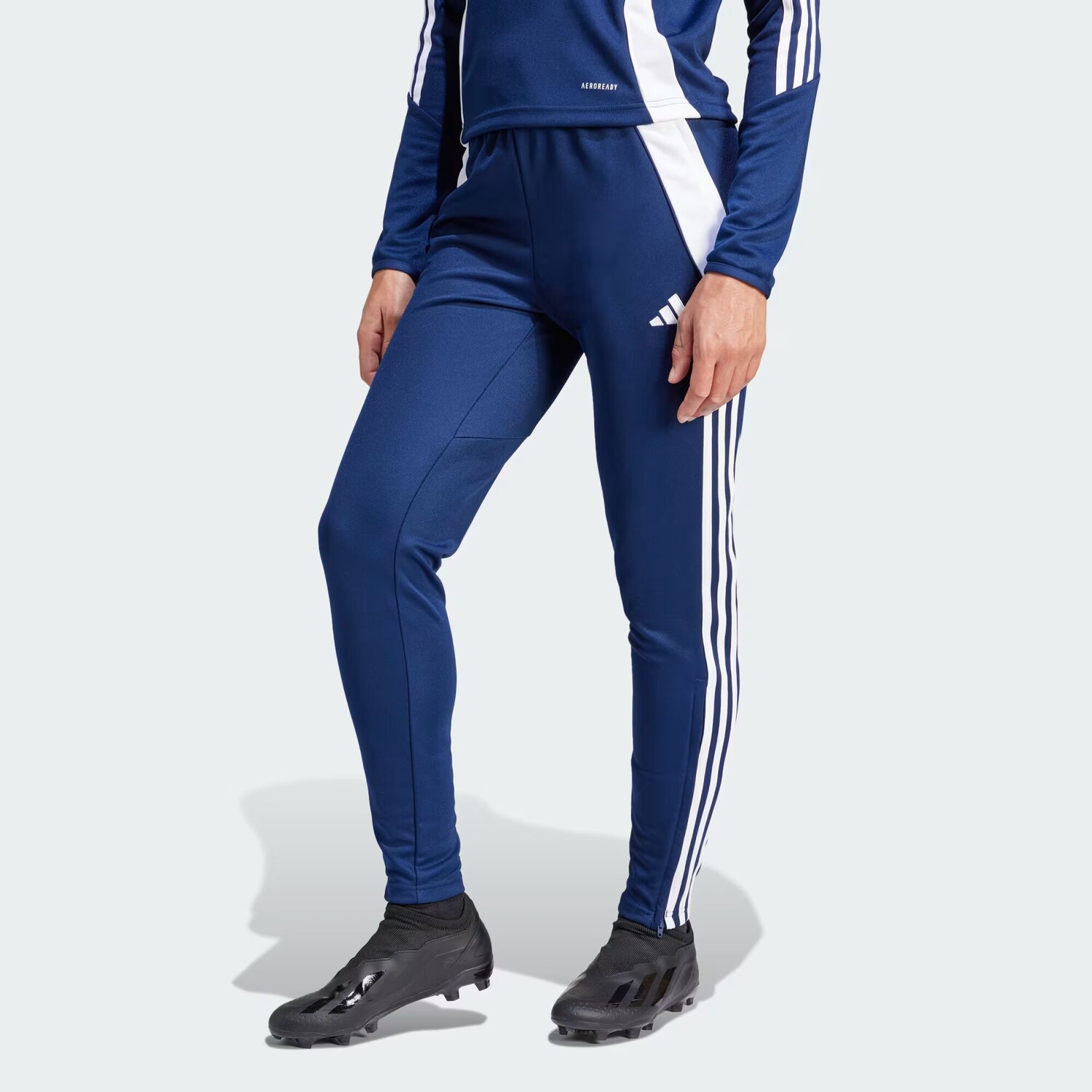 

Тренировочные брюки Tiro 24 Adidas, цвет Team Navy Blue 2/White