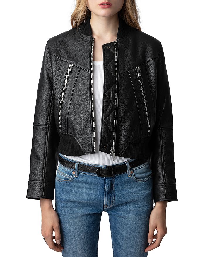 

Двусторонняя куртка Bunta Cuir Zadig & Voltaire, черный