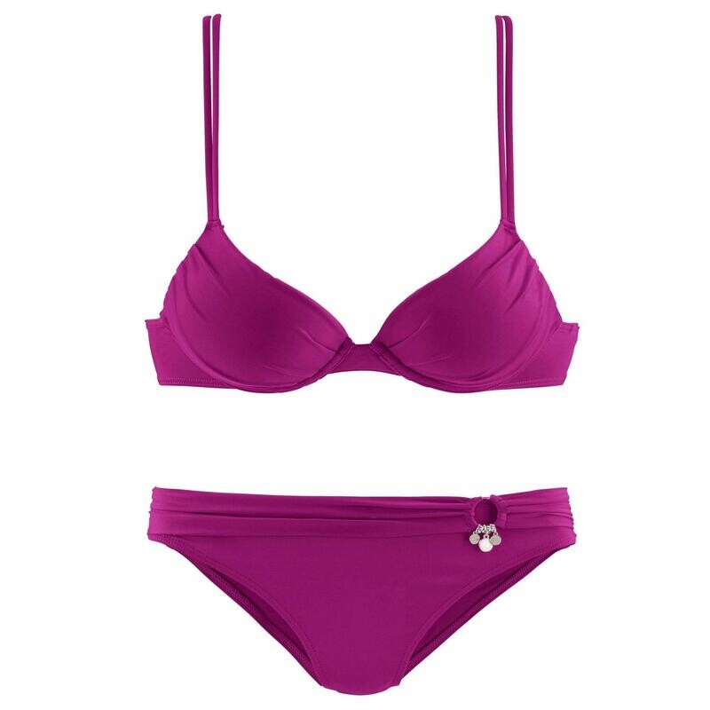 

Женское бикини пуш-ап s.Oliver Beachwear, цвет rosa