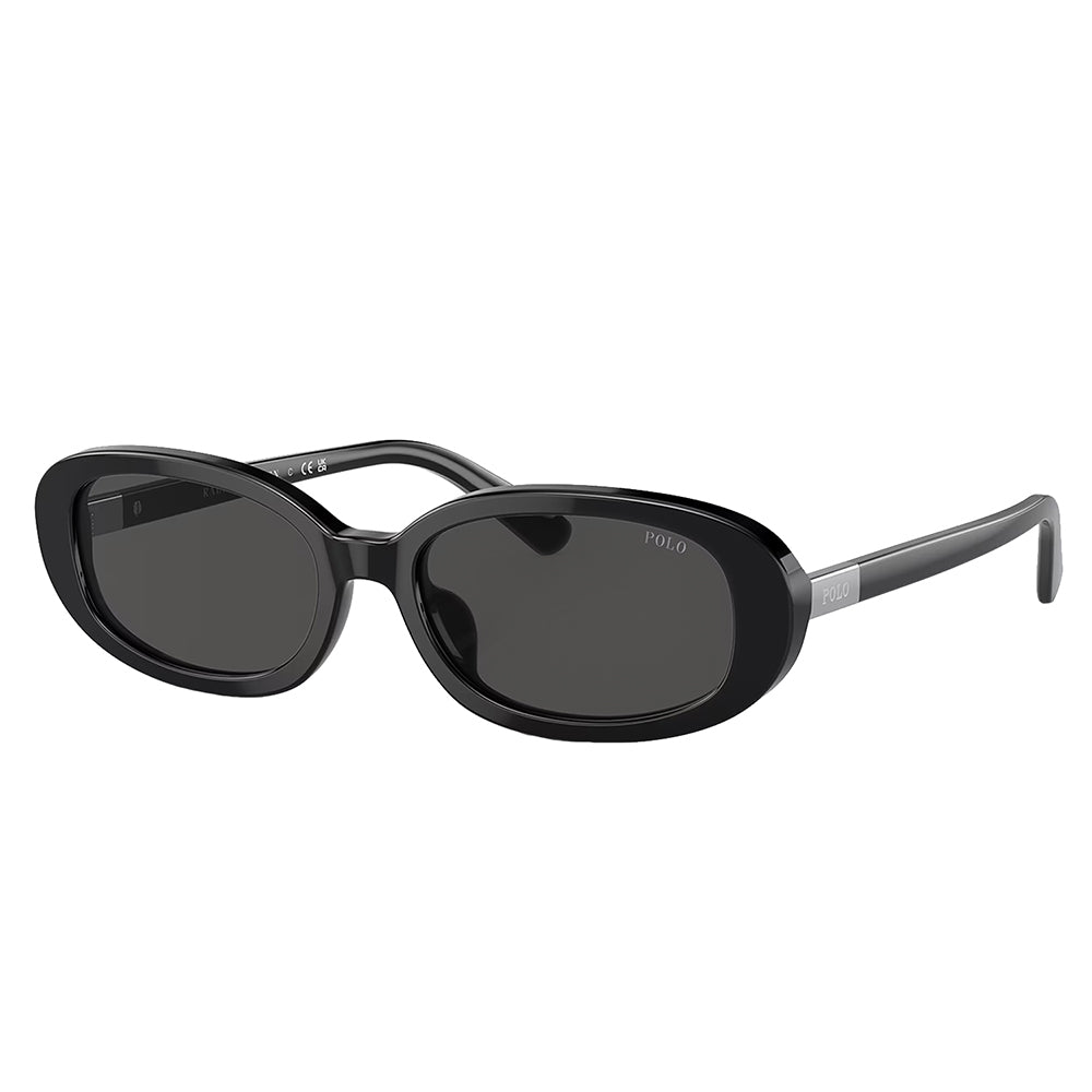 

Polo Ralph Lauren PH 4198U 500187 53 мм женские овальные солнцезащитные очки, цвет shiny black