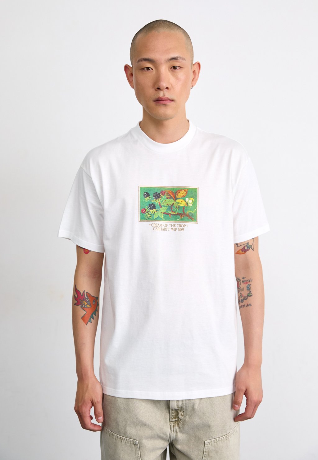 

Футболка с принтом CREAM OF THE CROP Carhartt WIP, белый