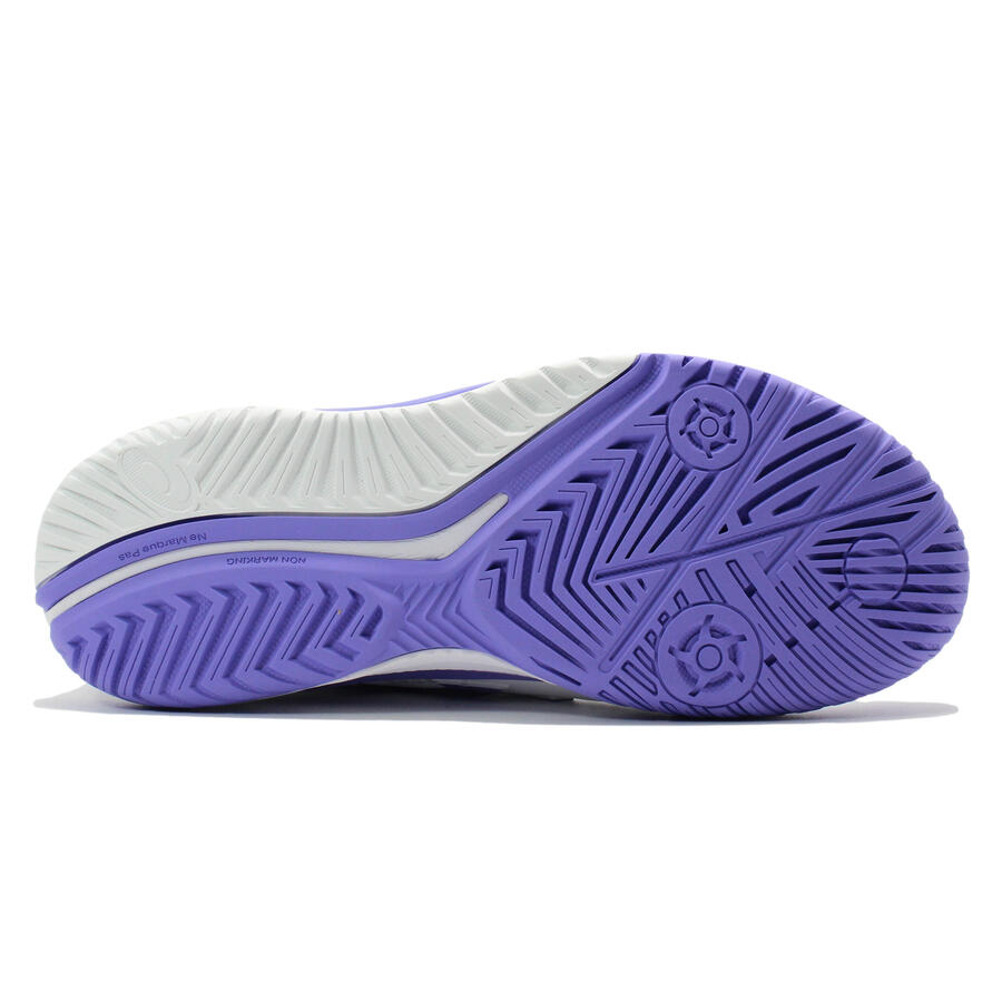 Кроссовки Asics Gel-Resolution 9 1042a208-101 белого и фиолетового цветов для женщин — фото 2