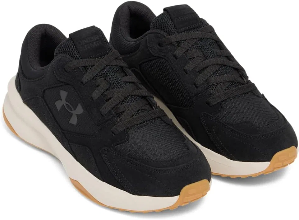 Мужские замшевые кроссовки Under Armour UA Edge, Black Stone Black — фото 2
